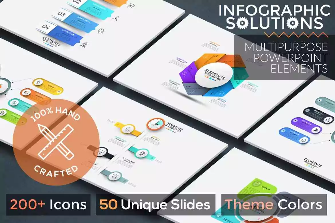 Infographic Solutions Powerpoint Template