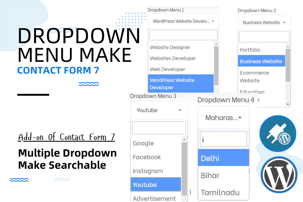 CF7 Searchable Multiple Dropdown – WebsitesIdea