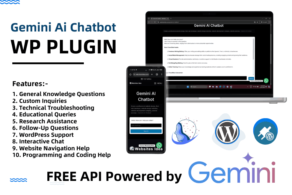 Gemini Ai Chatbot Plugin