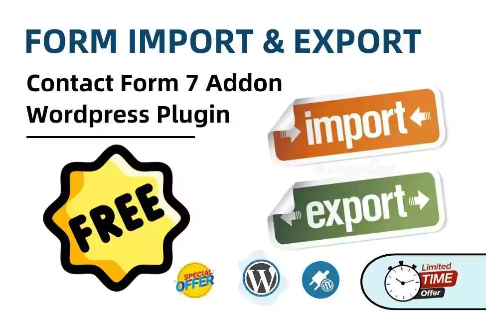 Contact Form 7 Addon Form Import & Export Wordpress Plugin